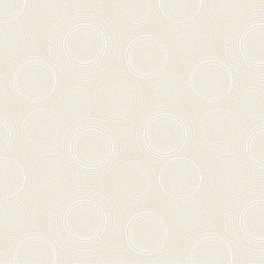Pattern of concentric circles on a beige background