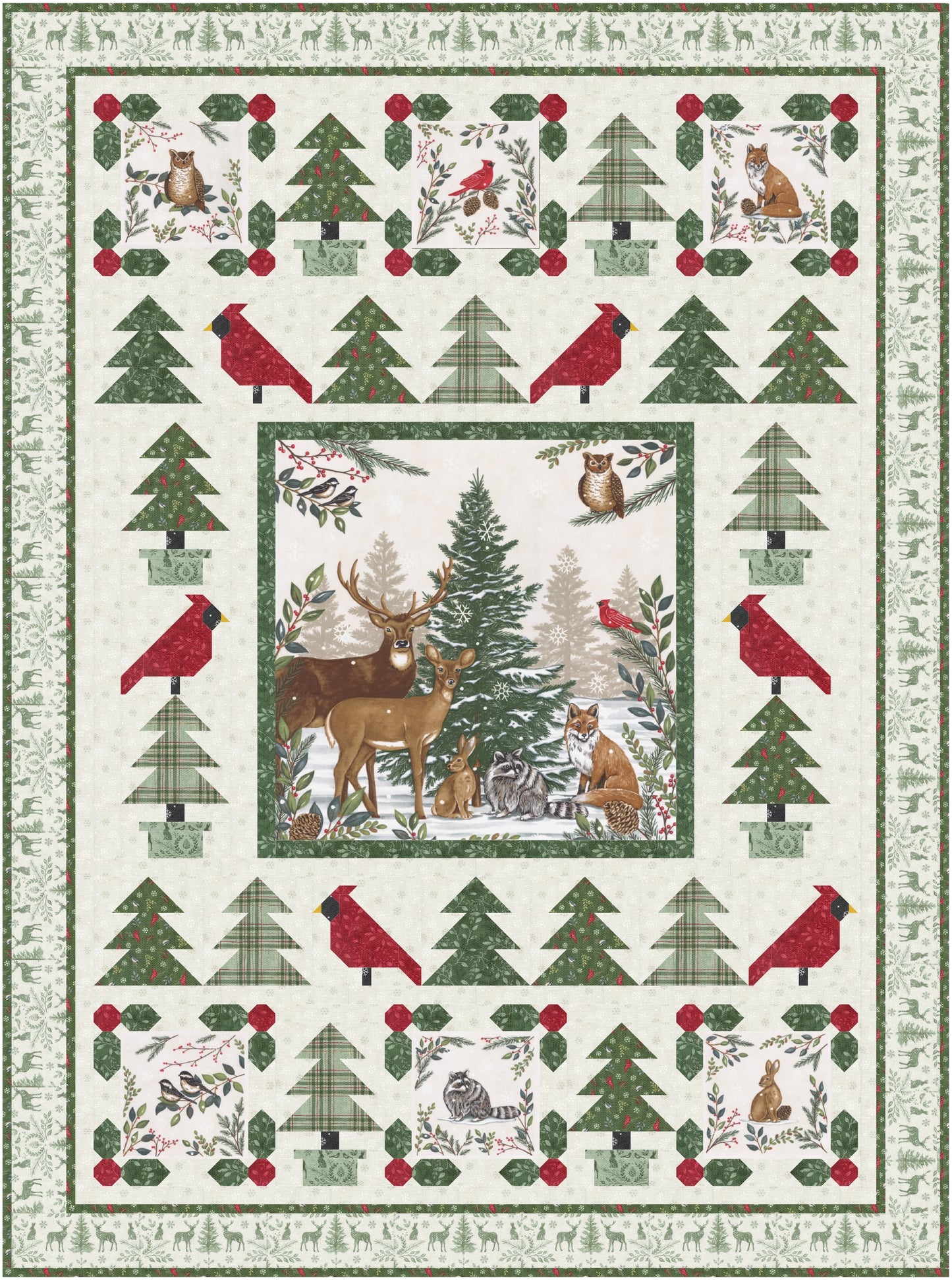 Winter Forest Quilt Kit