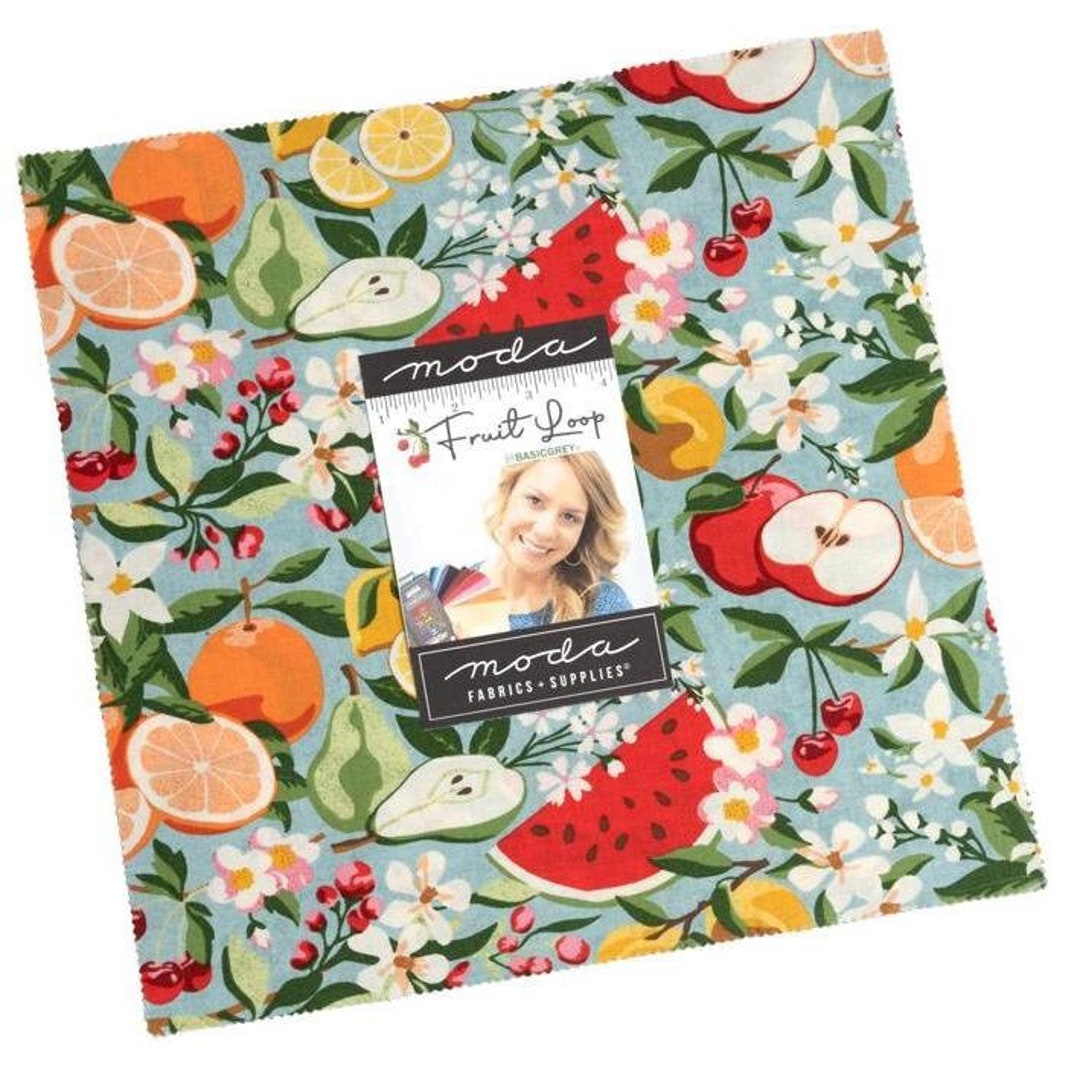 Fruit Loop by BasicGrey - 10" Squares (Layer Cake)