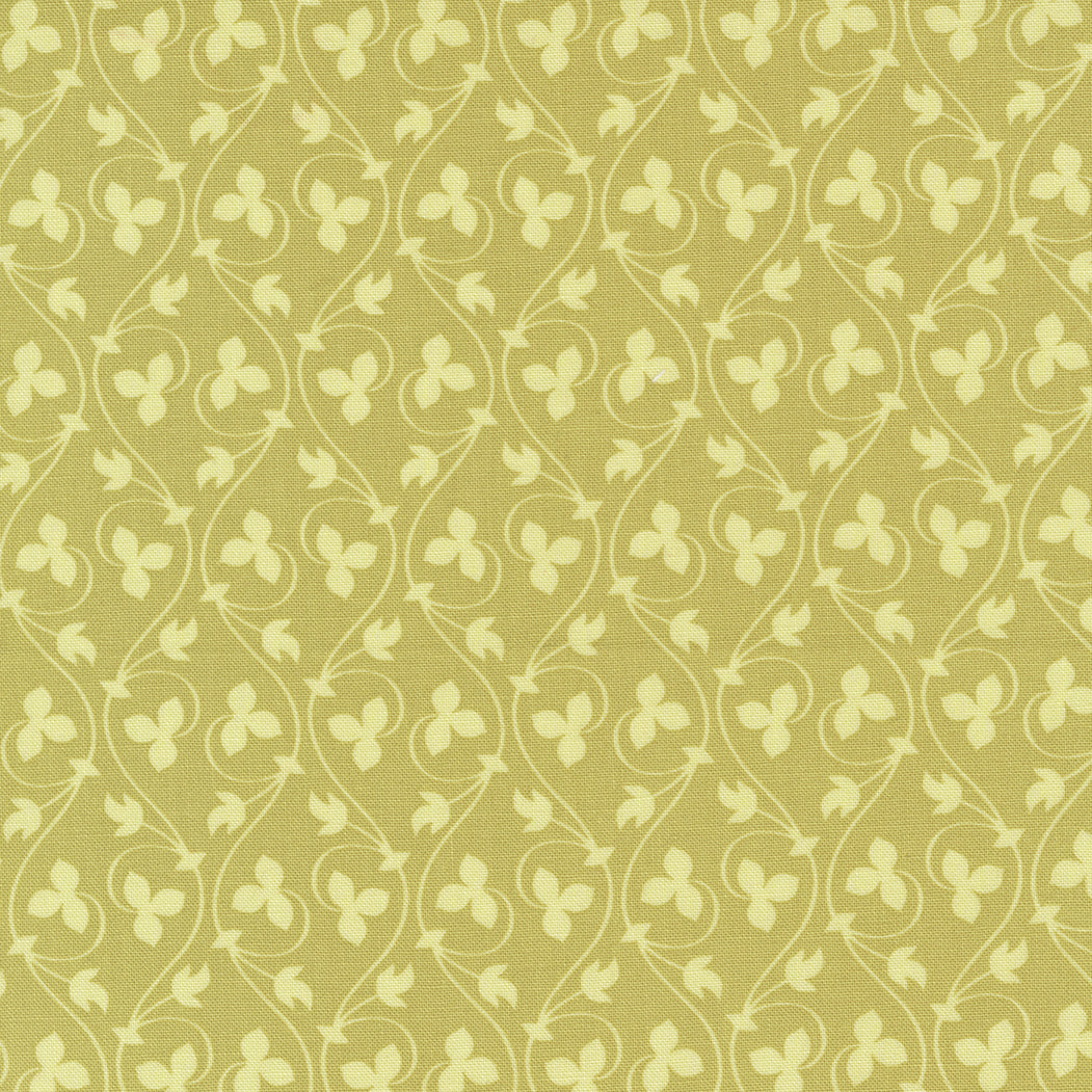 Cinnamon Cream By Fig Tree And Co For Moda- Olive 20455