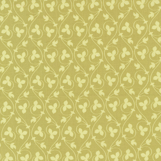 Cinnamon Cream By Fig Tree And Co For Moda- Olive 20455