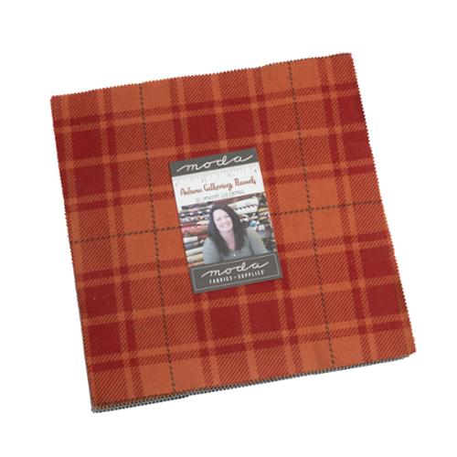 AUTUMN GATHERINGS FLANNEL BY PRIMITIVE GATHERINGS FOR MODA - 10" SQUARES