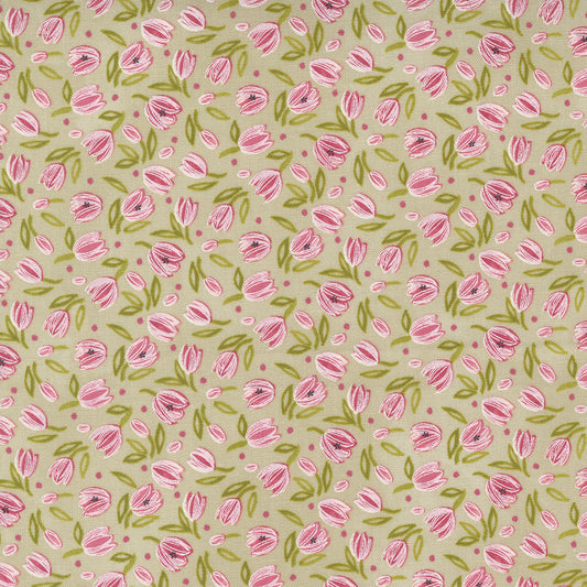 Tulip Tango by Robin Pickens - 48713 Washed Linen