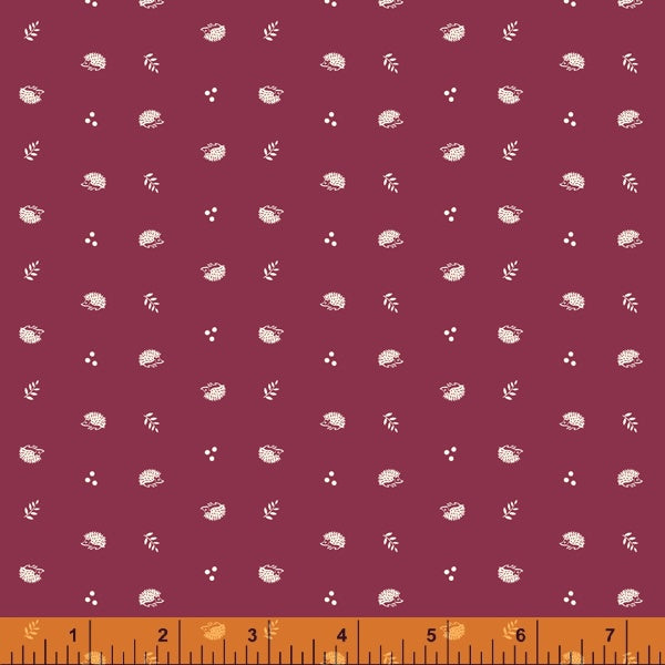 Summer School by Judy Jarvi for Windham Fabrics - Hedgehog Redbud