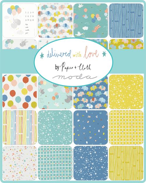 Delivered with Love by Paper + Cloth for Moda - 5" Squares (Charm Pack)