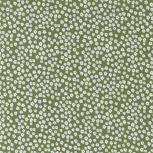 Graze Blooms By Sweetwater For Moda- Green 55601