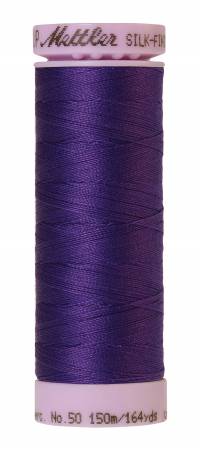 METTLER 50WT 9105-0030 164 YDS. SILK-FINISH COTTON THREAD IRIS BLUE (OLD 0673)