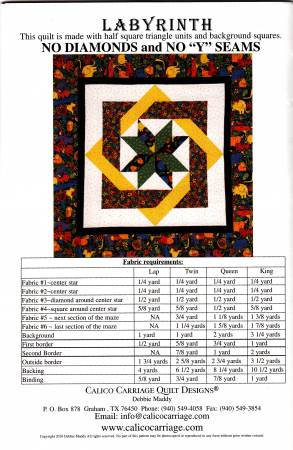 Labyrinth by Calico Carriage Quilt Designs