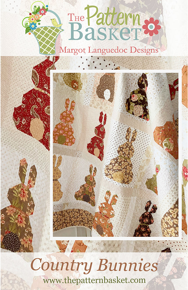 COUNTRY BUNNIES BY THE PATTERN BASKET