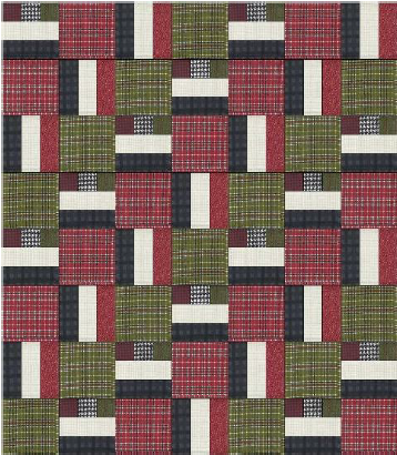 OSQ Flannel Throw Pattern