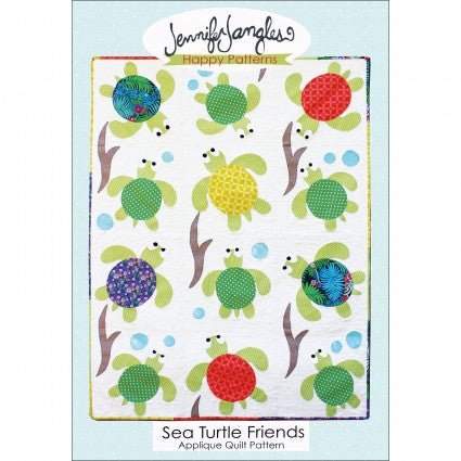 SEA TURTLE FRIENDS APPLIQUE QUILT PATTERN