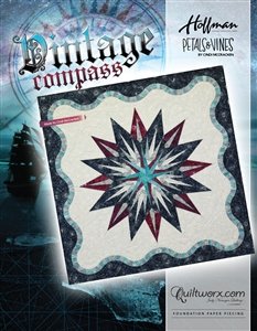 VINTAGE COMPASS BY QUILTWORX