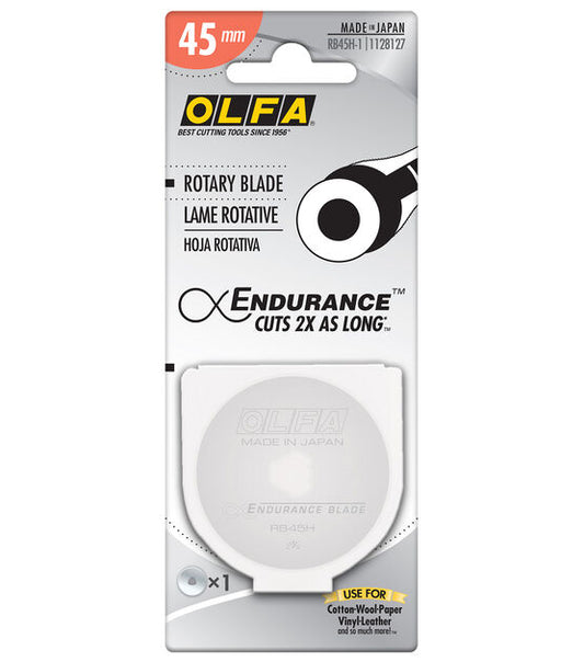 Olfa 45mm Endurance Rotary Blades 1/pkg